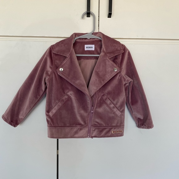 Hudson Toddler Pink Suede Jacket 2T - Picture 1 of 7